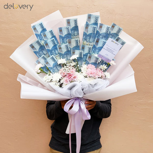 money bouquet hari ibu